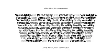 Helvetica Now Variable Helvetica Now Variable