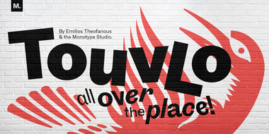 Touvlo: a zestful, modern grotesque with lively flair.