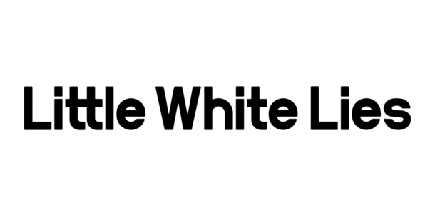 Little White Lies logo in black text with transparent background. Little White Lies logo in black text with transparent background.