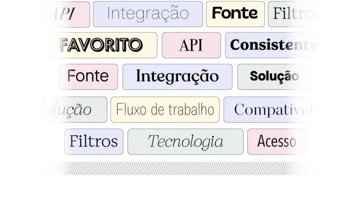 Diferentes termos relacionados a integrações de parceiros Diferentes termos relacionados a integrações de parceiros