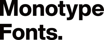 Monotype Fonts. Monotype Fonts.