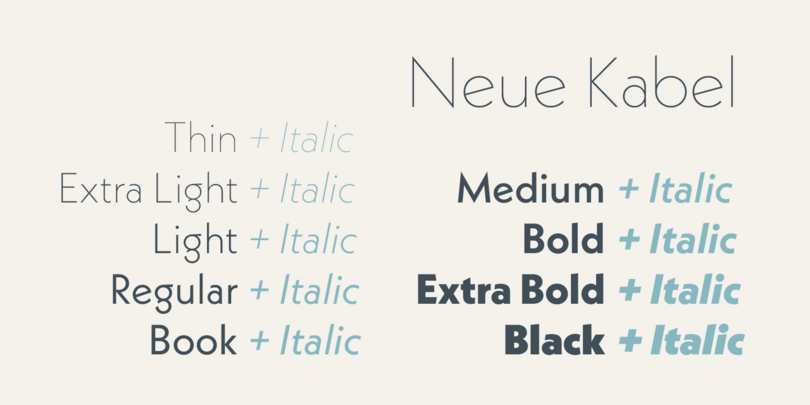 Neue Kabel: reshaping a lost classic.