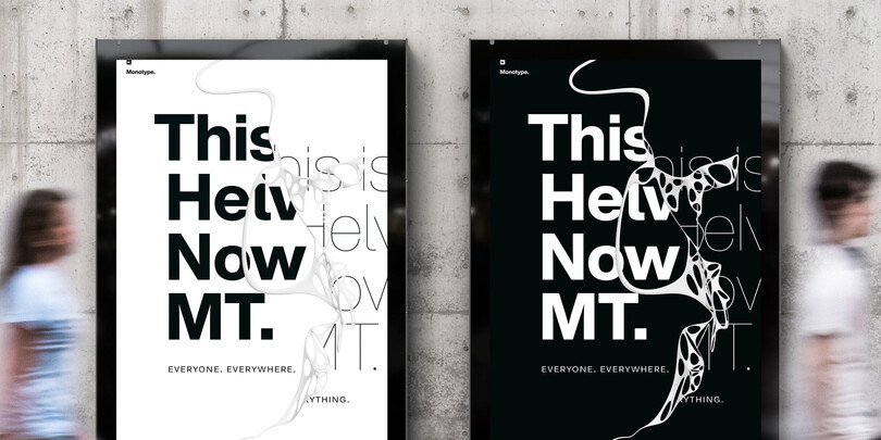 Poster da Helvetica Now