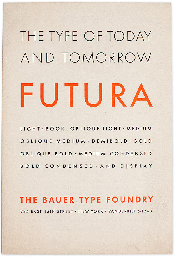 How Futura Became The Most Ripped-Off Typeface In History