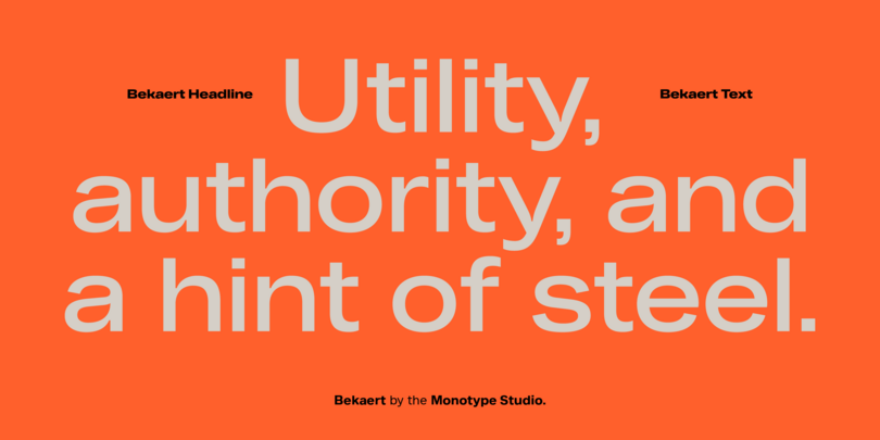 Custom Typeface Design: Monotype's Solution for Bekaert