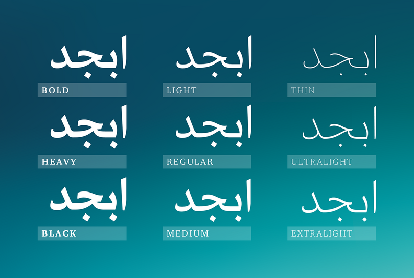 arabic fonts for word